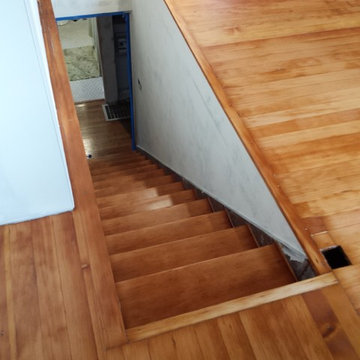 Fir refinishes I've done using solvent based finish.