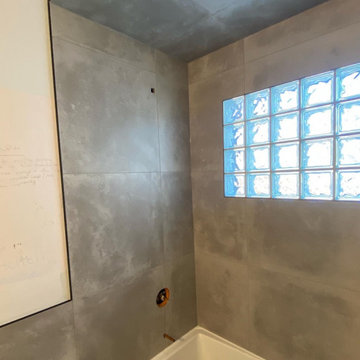 Industrial Modern Bath & Shower Enclosure