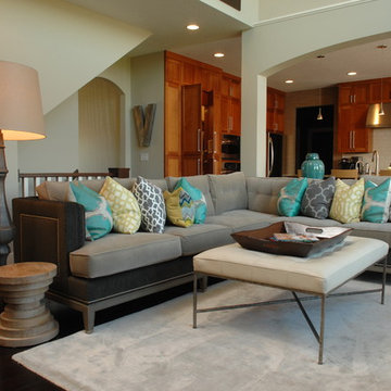Transitional Living Room