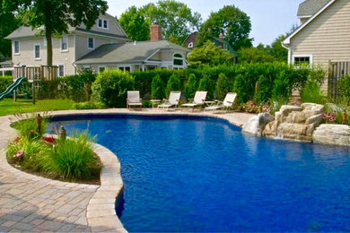 Minimalist pool photo in New York