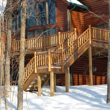 Duplex Log Cabin