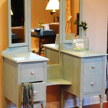 Vintage Dressing Table and Mirror