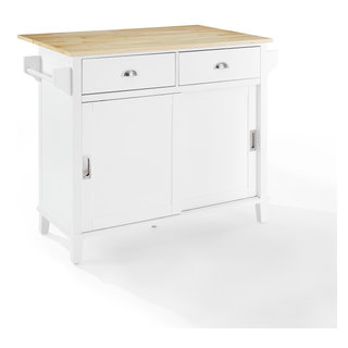 Cora Drop Leaf Kitchen Island - Traditional - Kitchen Islands And Kitchen  Carts - by Crosley | Houzz