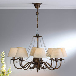 Lustrarte Lighting 337 Missangas Eight Arm Chandelier - Chandeliers