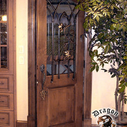 Wine Cellar Door Grill - Wine Racks