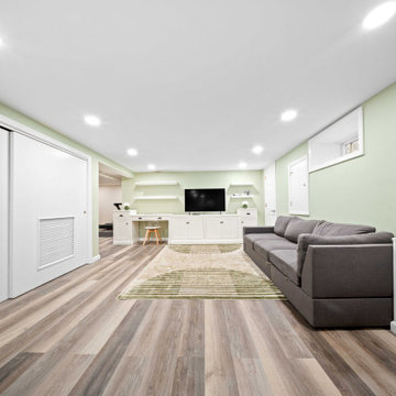 Maplewood New Jersey Basement Remodeling