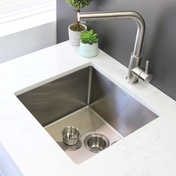 25 nch Undermount Single Bowl 16 Gauge Stainless Steel Kitchen Sink S-312XG