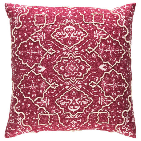 Batik Pillow 22x22x5, Polyester Fill