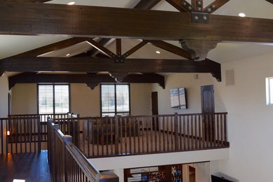Example of a classic living room design in Other