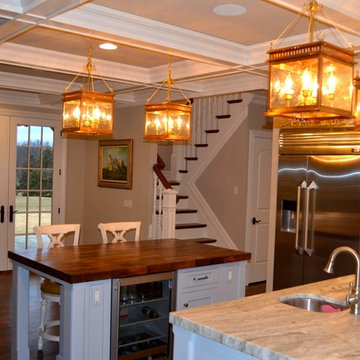 Hanging Island Lanterns, Copper Lanterns