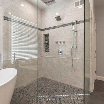 Blissful Feeling, after Relaxing in their New Master Bath in McLean VA
