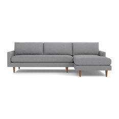 50 Most Por Eco Friendly Sectional Sofas For 2018 Houzz Apt2b Scott 2 Piece Sectional Sofa Mountain Gray Chaise On Right