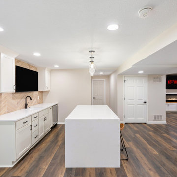Traditional/Transitional Basement Finish Leawood, KS