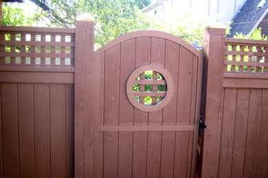 Arts and crafts home design photo in Salt Lake City