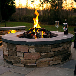 Natural Stone Fire-Pit - Fire Pits