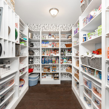 Large Walk-In Kitchen Pantry with Custom Baking Racks in Royersford, PA