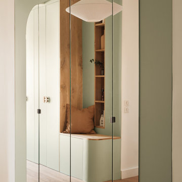 Rénovation colorée d’un appartement années 50