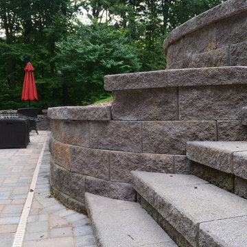 Pool Surround and Retaining Wall - Dunkirk, MD