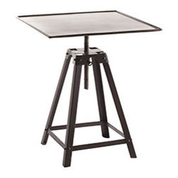 FRENCH INDUSTRIAL END TABLE - Side Tables And End Tables