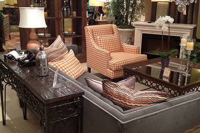 Living room - eclectic living room idea in Atlanta