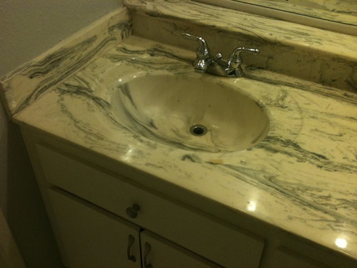 BUDGET ugly bathroom renovation