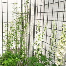 Steel Troughs &  Rectangular Planters with Trellis - Products