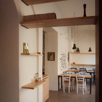 Inspirazioni per un loft abitativo: ampliamento di una gastronomia naturale