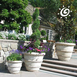 Sandstone Bristol Vase - Outdoor Pots And Planters