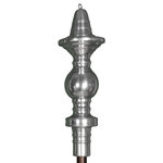 Legends Direct - Candlestick Oil Tiki Torch With Pole, Polished - Legends Polished Candlestick Tiki Torches are sure to be the centerpiece of any outdoor gathering! An exclusive design featuring a beautiful polished finish for your enjoyment. These beautiful Candlestick Torches will add the perfect final touch to your outdoor space!