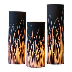 Tabbatha Henry - Firefly Lantern, Black, 14" - Lighting Hardware