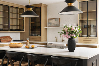 Inspiration for a mediterranean kitchen remodel in Santa Barbara