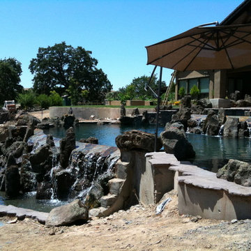 Liquid FX Pools - Oakdale custom pool project