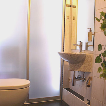 Barrierefreie Gästetoilette auf kleinsten Raum