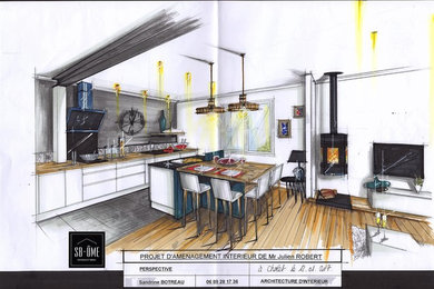 Rénovation d'une Cuisine / Salon