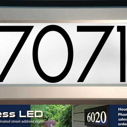 Address LED - illuminated house numbers - House Numbers