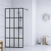 vidaXL Walk-in Shower Screen Clear Tempered Glass Bath Enclosure Bathroom