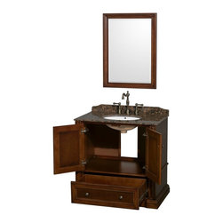 Antique Bathroom Vanities in Cherry Finish - Bathroom Vanities And Sink Consoles
