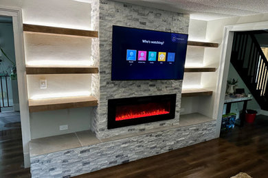 Inspiration for a family room remodel in Chicago