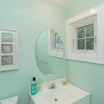 Cute Window in Adorable Guest Bathroom