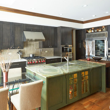 Prairie Style Bannockburn Kitchen