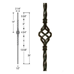 Knee Wall Iron Balusters - Products