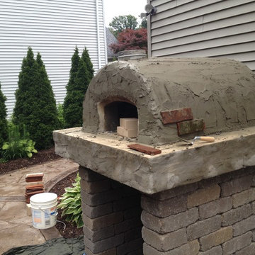 The Fisher Family Wood Fired Brick Pizza Oven in Ohio