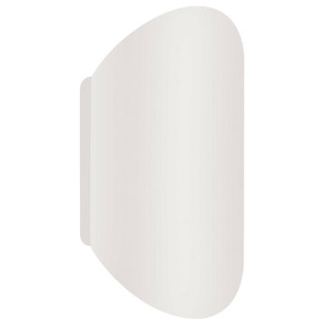 Remy 7" Outdoor LED Wall Sconce, White