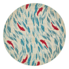 Unique Loom Shoal Positano Rug, 6'x6'