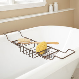 GERARD BRASS TUB CADDY - Bathroom Accessories