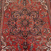 Consigned, Vintage Oriental Handmade Persian Design Area Rug, Red, 10'1"x7'1"