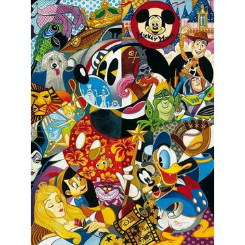 Disney Fine Art In The Company of Legends Med by Tim Rogerson, Gallery Wrapped