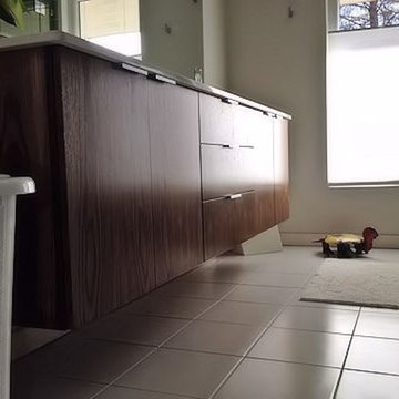 Walnut Vanity