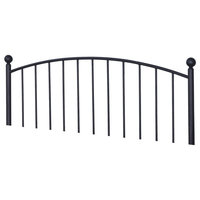 50" Coffee Metal Queen Or Full Size Bed Headboard