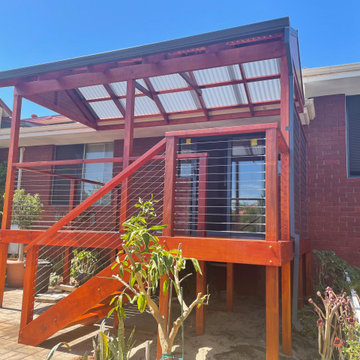 West Perth Raised deck and patio